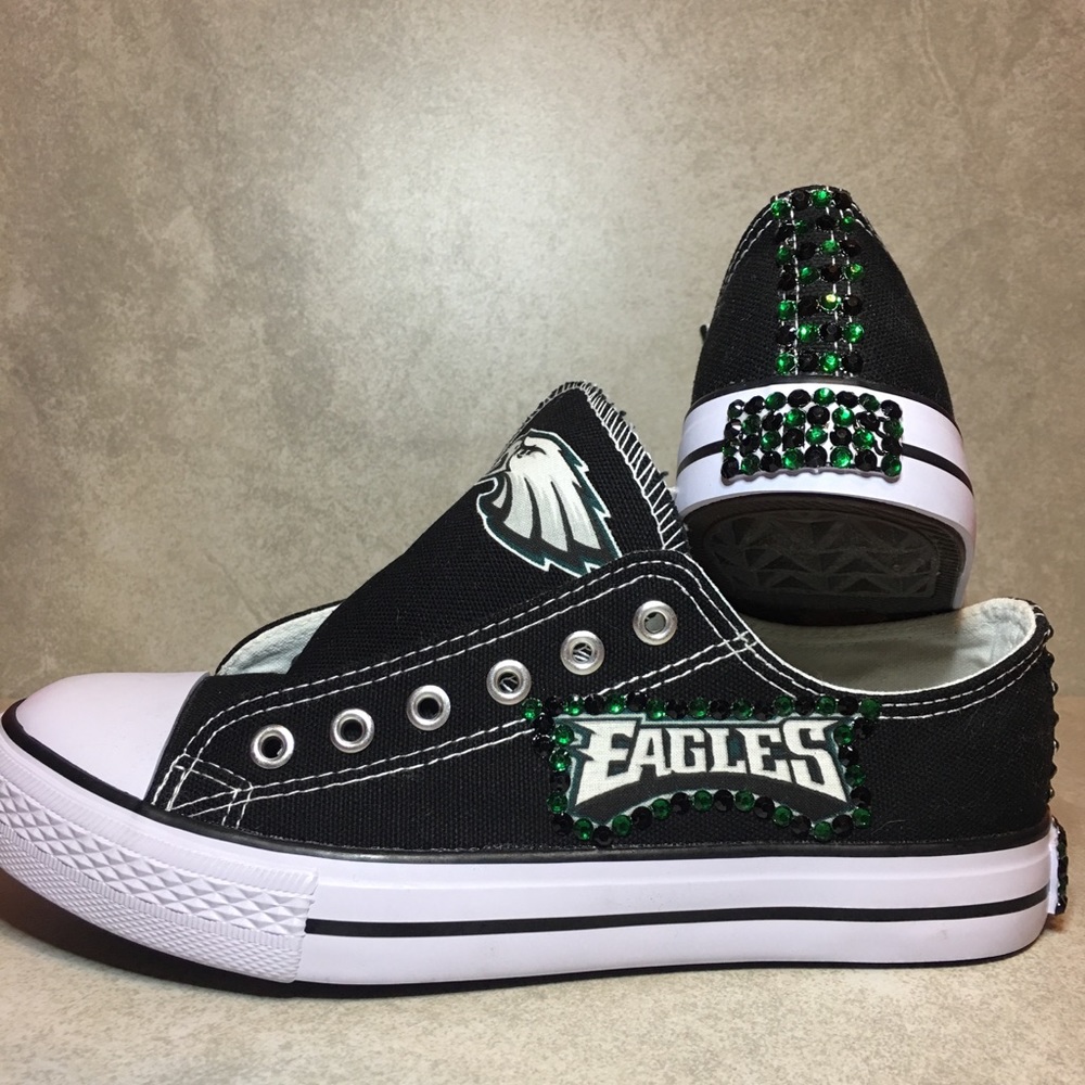 COMPASS/SPORT BRAND NFL EAGLES WOMENS BLING SHOES